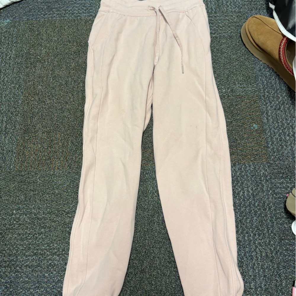 Light Pink Lululemon Joggers Sz 4